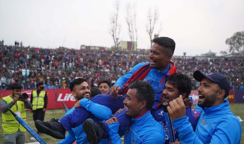 विश्व क्रिकेट लिग टू मा नेपालको जित, क्वालिफायरमा पुग्यो